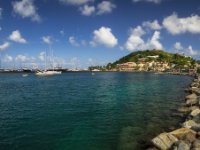 The capitol of the French side is Marigot. While the main road passing by Marigot is a bit of a  PITA  the waterfront and marina area is quite attractive. Atop the hill is Fort Louis, built in 1789 with remnats still standing today.